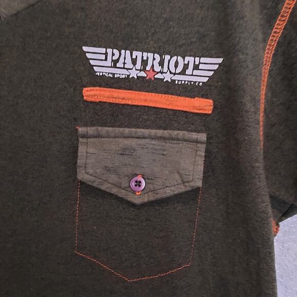 Vertical Sport Green Patriot's Shirt Size M - Picture 5 of 8